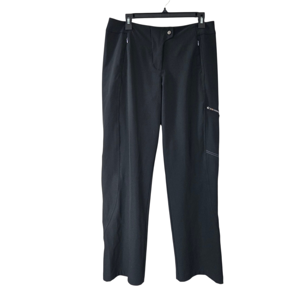 Title Nine‎ Genie Black Hiking Travel Activewear Pants Women's Size 8